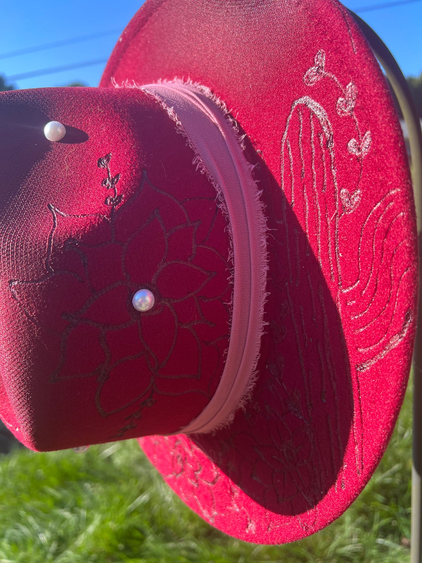 Floral desert Wide Brim 2.75"