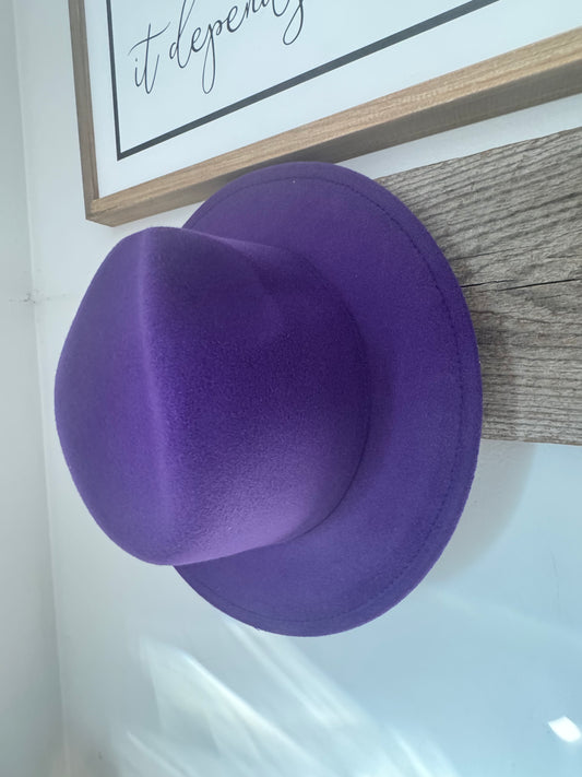 Adult purple reg brim