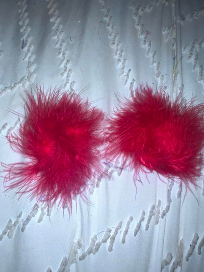 FLUFFY EARRINGS