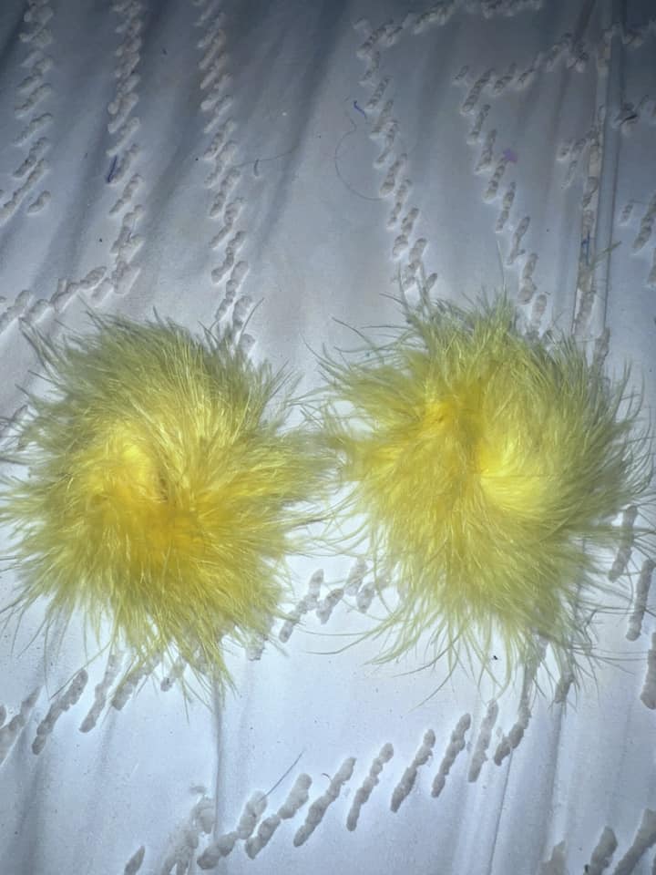 FLUFFY EARRINGS