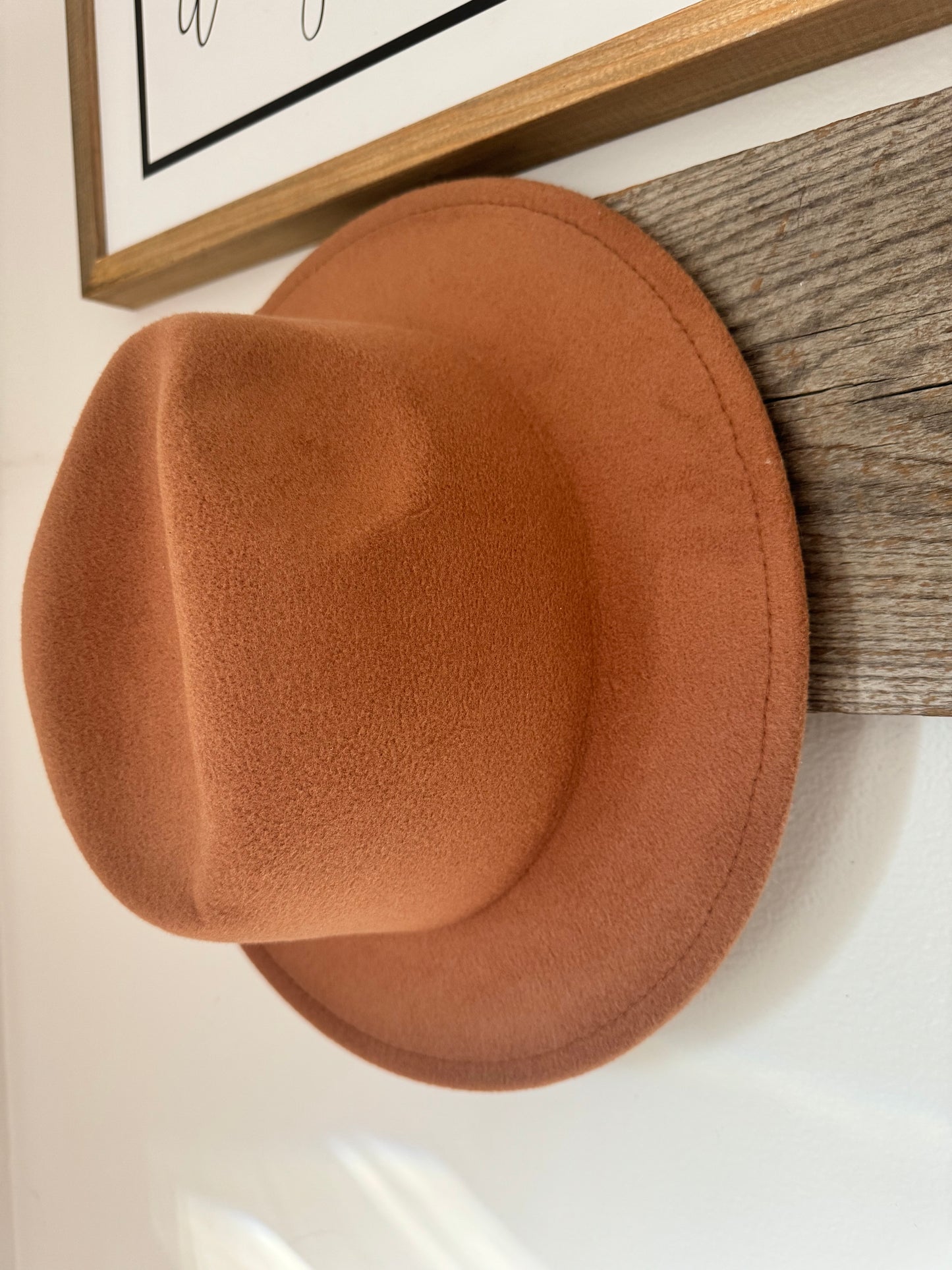 Adult brown reg brim