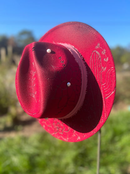 Floral desert Wide Brim 2.75"