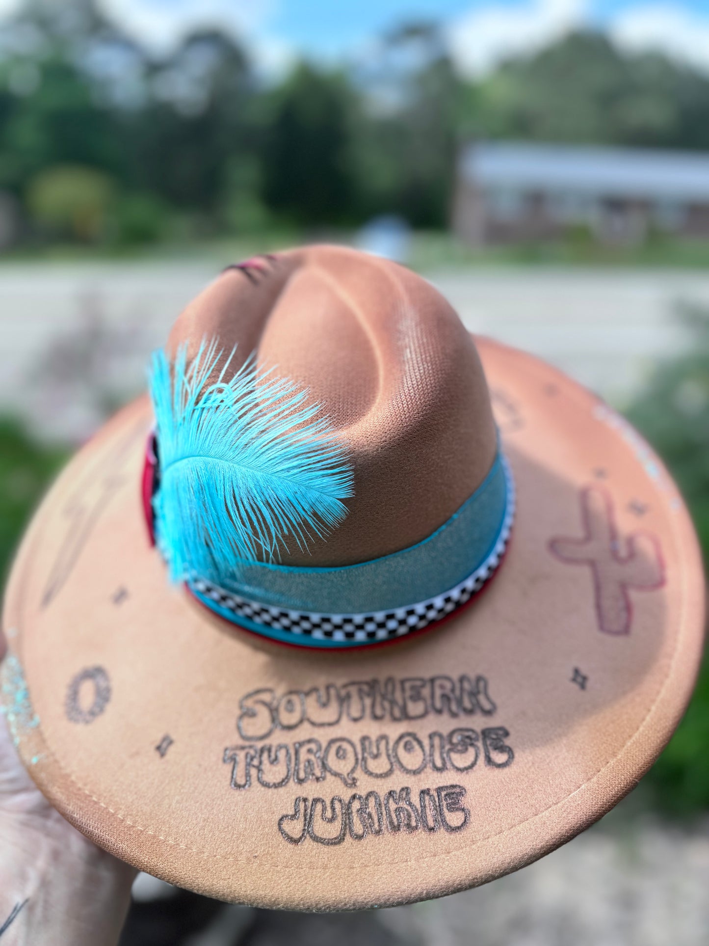 Southern Turquoise Junkie Inspired Hat ♥️