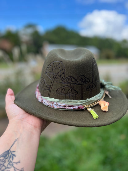 The olive shroom Wide Brim 2.75"