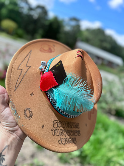 Southern Turquoise Junkie Inspired Hat ♥️