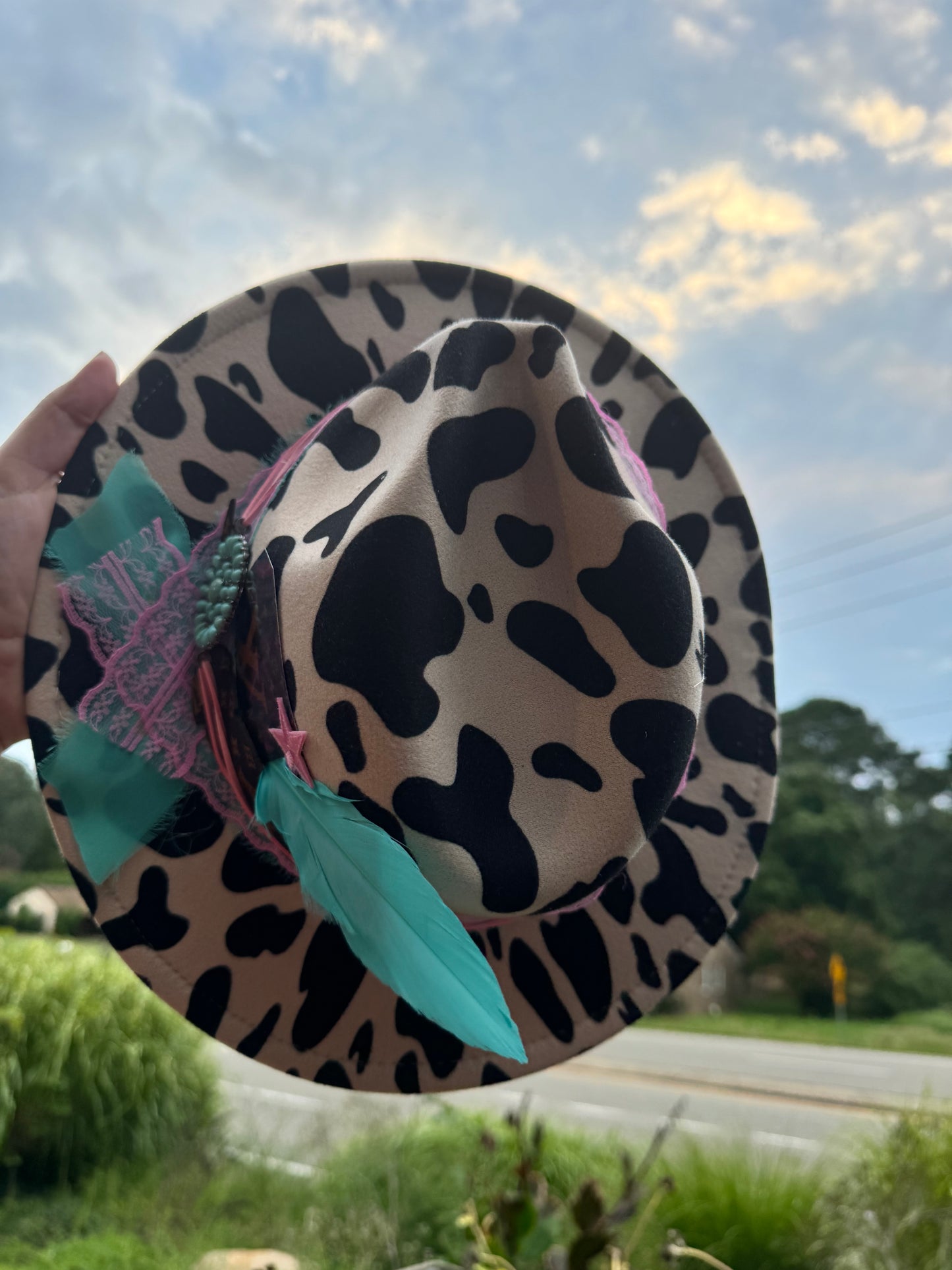 Boujee cowprint for Princess Harper