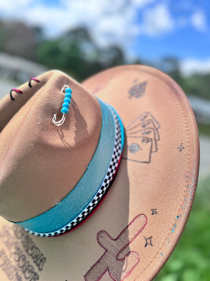 Southern Turquoise Junkie Inspired Hat ♥️