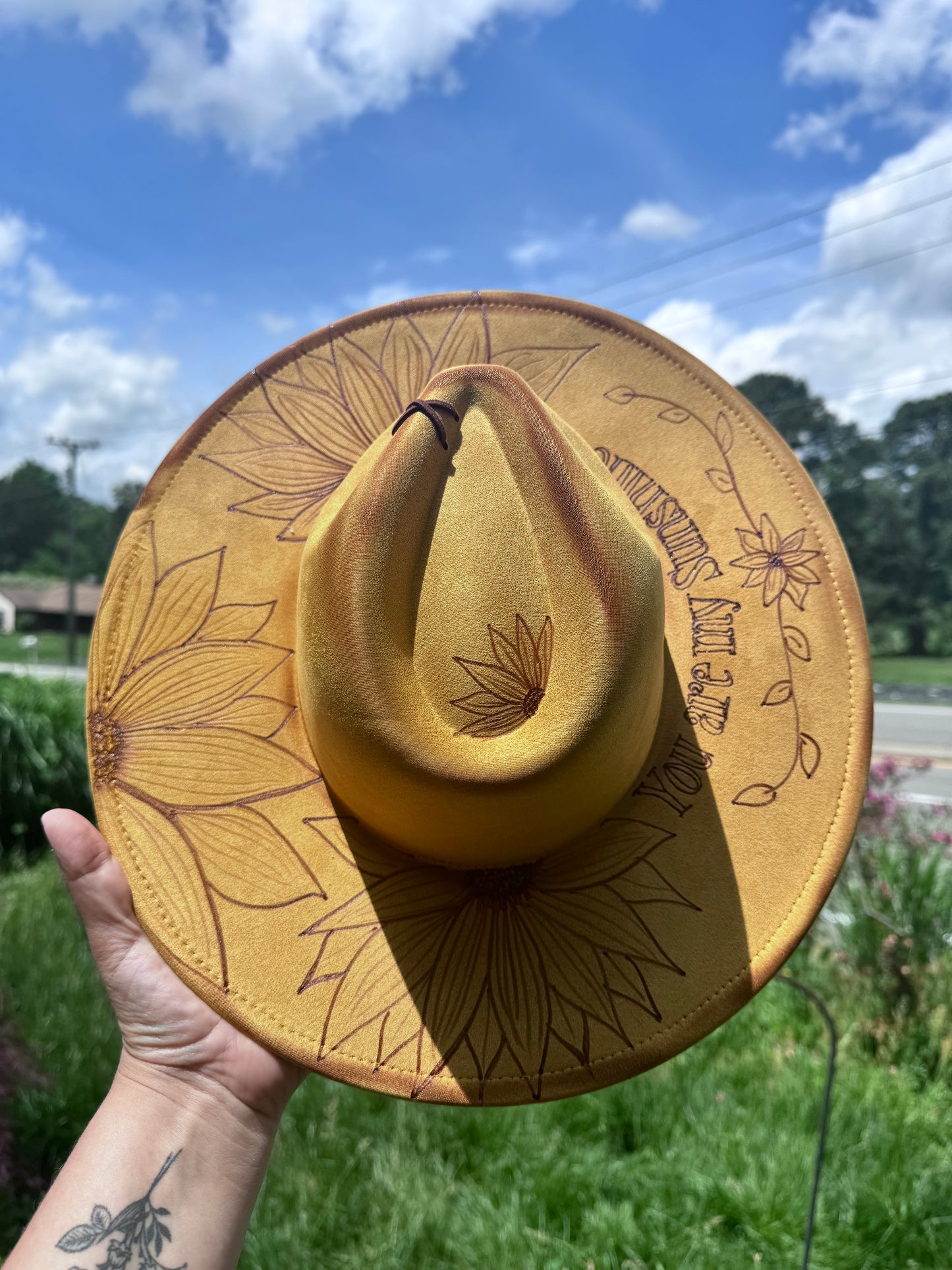 - Sunshine Remake 🌞 You are my sunshine - Extra Wide Brim 3.75"